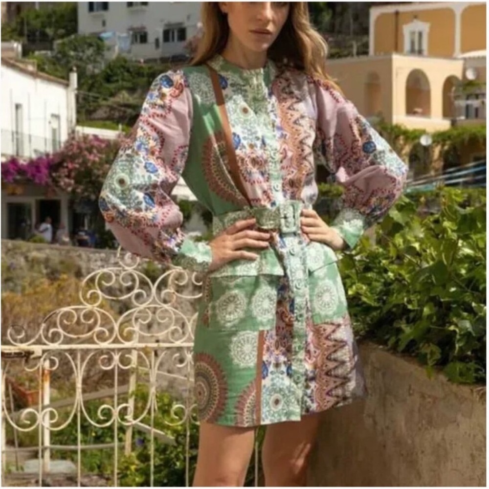Beautiful 😍 Floral Patterned Dress with Woven Bag
Send me your best offer :) - Picture 5 of 14